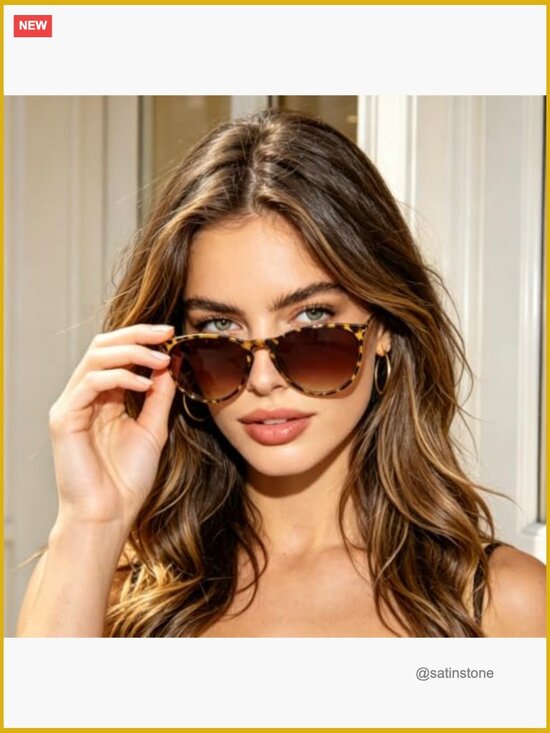 Round Polarized Sunglasses Lightweight UV400 Retro Style for Party Beach